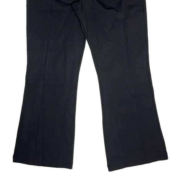 Madewell Knit Kick Flare Ponte Pants Womens XL High Rise Stretch Black Pull On - Picture 4 of 9